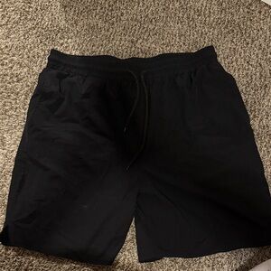 Men's Athletic Black Shorts